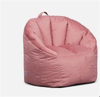 Milano Plush Desert Rose Beanbag Chair