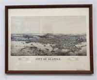 1878 Bird's-Eye View of the City of Seattle photo