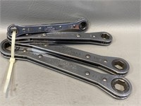 SNAP-ON 6 POINT RATCHETING WRENCH SET