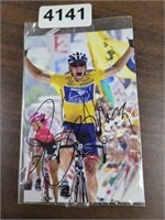 SIGNED LANCE ARMSTRONG PHOTO