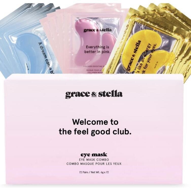 GRACE&STELLA, UNDER EYE MASK COMBO, 72 PAIRS