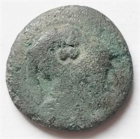 Pamphylia, Side 100BC Ancient Greek coin 16mm