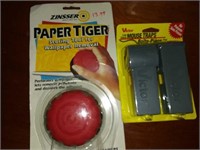 Victor live catch mouse traps and one Zinser