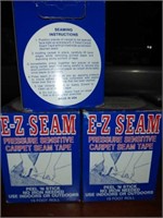 3 boxes of E-Z SEAM carpet seam tape