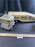 Vintage Car Hauler Semi Truck Toy