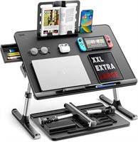 SAIJI Laptop Bed Tray Desk with Storage