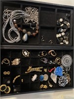 Trays of jewelry