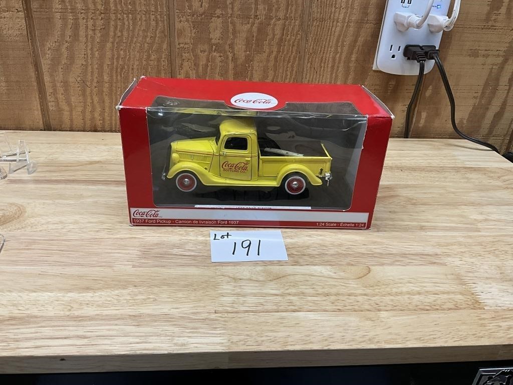 Coca-Cola Truck 1937 Ford With Case 2004 Toothpick