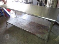 SS 72" Work Table