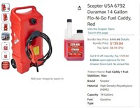 C8819 Scepter 14 Gallon Flo-N-Go Fuel Caddy