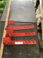 Three 6 Inch X 90 Degree Pitched Roofing Brackets