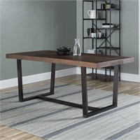 Modern Solid Wood Dining Table, 72 Inch