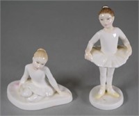 Two Royal Doulton ballerina figurines