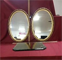 Mirrors; 2 matching - measuring approx 26" H x
