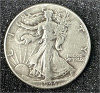 1944 U.S Silver Half Dollar