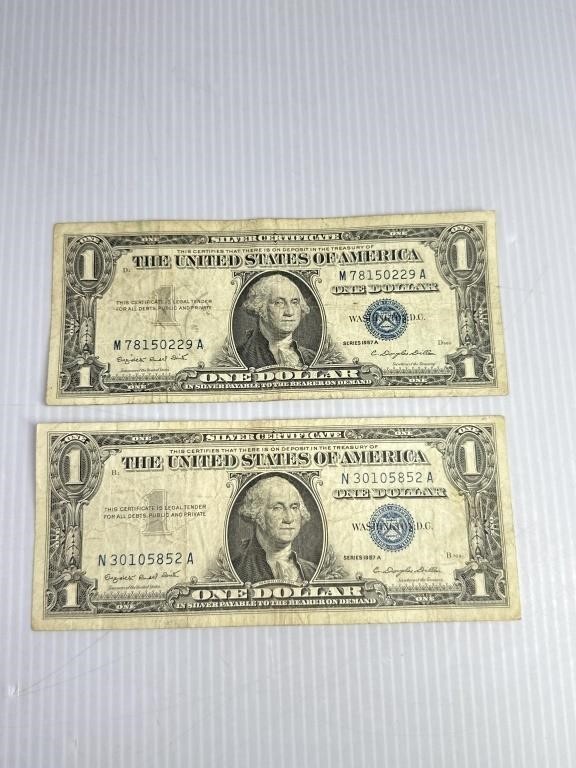 2-1957A Nice Silver Certificates