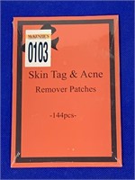 SKIN TAG AND ACNE REMOVER PATCHES 144PC EXP042025