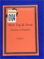 SKIN TAG AND ACNE REMOVER PATCHES 144PC EXP042025