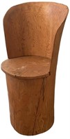 Wooden Barrel Chair