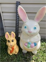 2 rabbit plastic blow mold