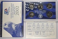 2002 Clad Proof Quarters