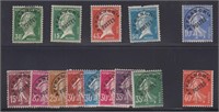 France Stamps Group of 14 precancels, 1920s & 1930
