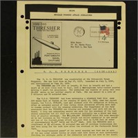 US Stamps USS Thresher Submarine Launch Cover from