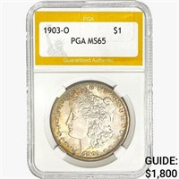 1903-O Morgan Silver Dollar PGA MS65