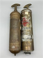 (2) Vintage Fire Extinguishers