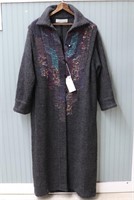 Ladies Kim Potter Handwoven Designs Overcoat