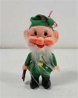 MCM Dwarf/ Elf Ornament hard plastic