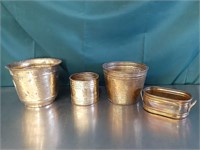 Hosley Solid Brass pots
