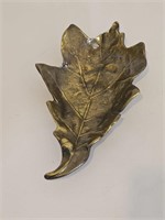 VTG HEAVY BRASS TOBBACO LEAF-WINSTON SALEM NC