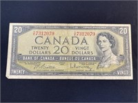 1954 Canadian $20 Note