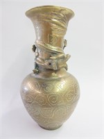 Chinese Brass Decorated Vase