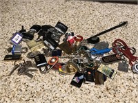 Vintage Collection of Keychains & Locks