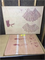Prints for carving an eagle