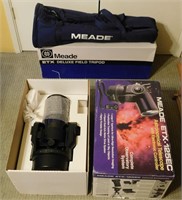 P729 Meade Telescope And Stand In Boxes