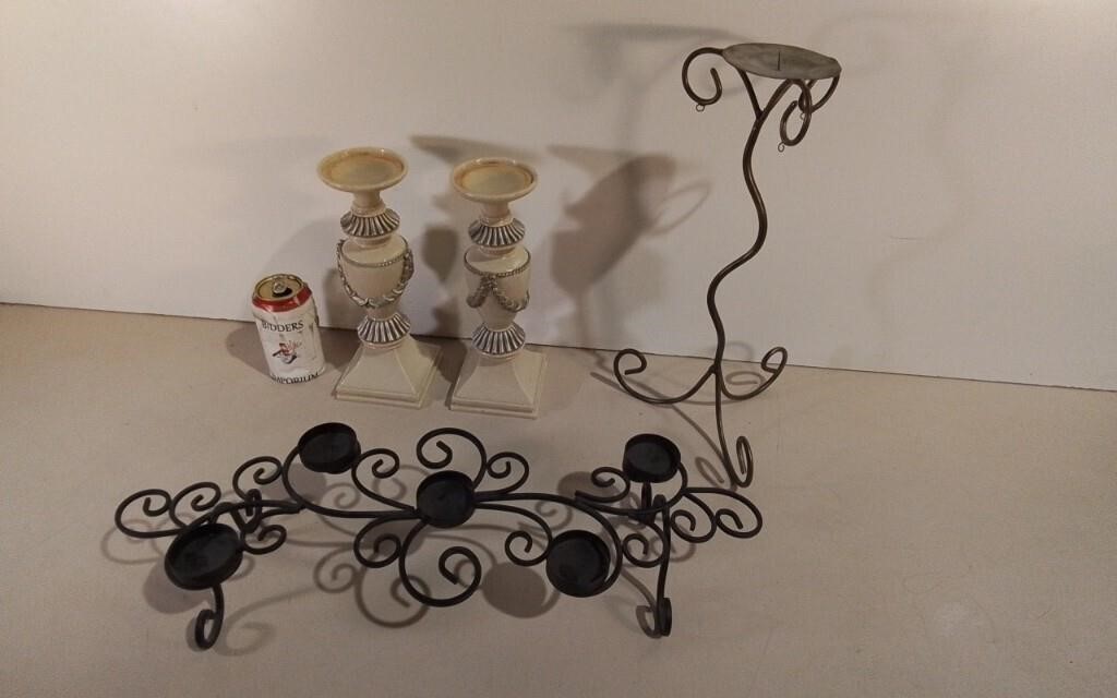 Lot Of Candle Holders