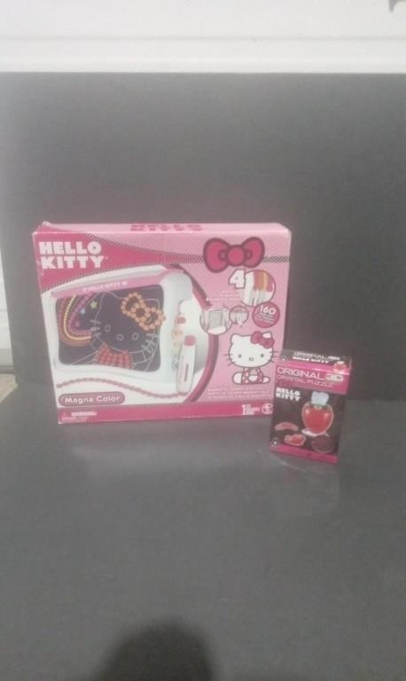 Hello Kitty 3D Crystal Puzzle and Magna Color