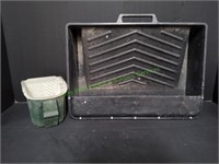 18" Deep Well Tank Tray & Small Paint Pale