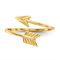 14 Kt- Polished Arrow Design Ring