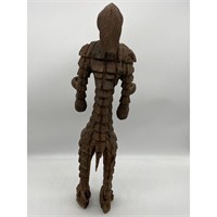 Lg Hand-Carved African Art  Sculpture