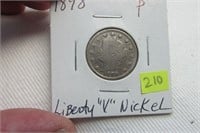 1898 P Liberty V Nickel
