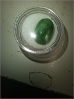 Brazilian Emerald Cabochon Gem, 17.0 carat