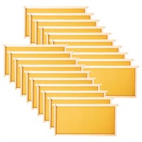 20 Pack MayBee Beeswax Bee Frames  9.125In