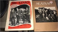 The kinks music book and Seatrain music book