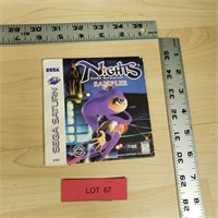 Nights into Dreams Sampler Disc Sega Saturn