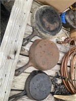 (3) Cast Irons Skillets