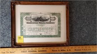 1949 Homestake Mine Stock Certificate